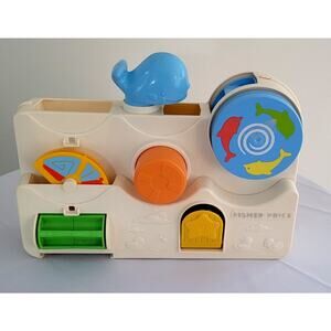 FISCHER-PRICE Waterworks Bathtub Activity Toy -- Vintage 1970s